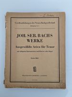 Bach Ausgewählte Arien für Tenor mit obligaten Instrumenten 1 München - Untergiesing-Harlaching Vorschau