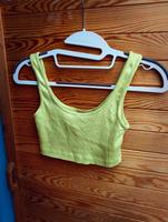 Pastell-neon-grünes Sommer Cropped Top Baumwolle Nordrhein-Westfalen - Soest Vorschau