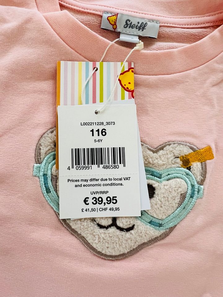 Steiff Pullover Größe 116 rosa NEU in Kalkhorst