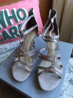 Marco Tozzi Pumps High Heels Taupe glitzer Gr.40 Hochzeit Abiball Nordrhein-Westfalen - Lemgo Vorschau