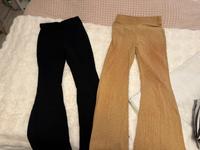 Schlaghose Hose Stoffhose Damen L bershka schwarz beige braun Nordrhein-Westfalen - Nörvenich Vorschau