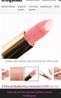 Loreal colour riche wie neu Ballerina pink rosa Lippenstift Bayern - Rednitzhembach Vorschau