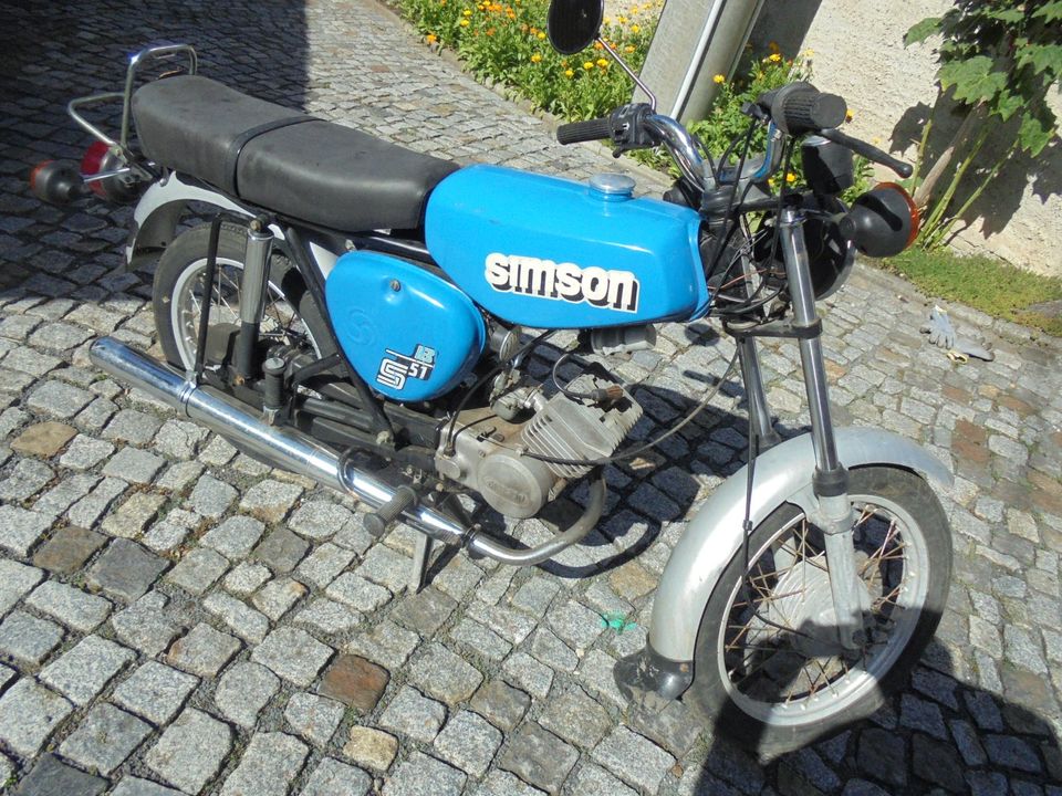 Simson S 51 B1-3 BJ.1986 Original mit KBA Papiere Motor läuft in Kraftsdorf