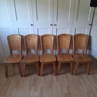 5 Massivholzstühle Kiefer Küchenstühle Esszimmerstuhl Skanmöbel Bad Grund (Harz) - Windhausen Vorschau