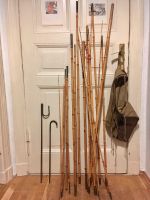 Vintage Bambus Fliegenruten + Tasche - Angeln - KONVOLUT Pankow - Weissensee Vorschau