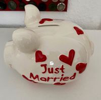 Just Married Sparschwein Spardose Hochzeit Geschenk Nordrhein-Westfalen - Wülfrath Vorschau