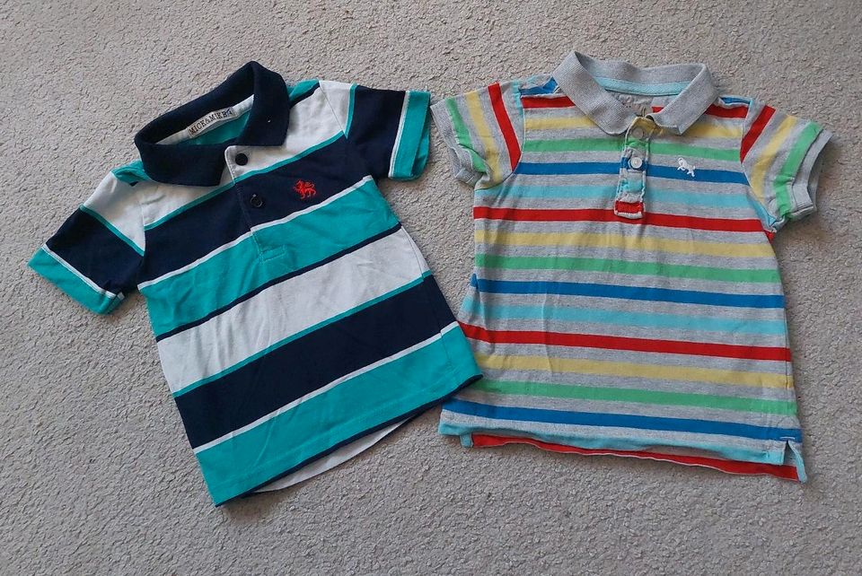 2 Poloshirts Gr 74/80 in Weilmünster