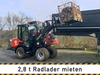 2,8 t Radlader Hoflader Kubota 2200 kg Kipplast mieten leihen Hessen - Weilmünster Vorschau