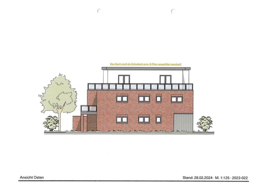 Außergewöhnliche 3-Zi-Neubau-ETW (Nr. 2) in ruhiger Siedlungslage von Wildeshausen in Wildeshausen