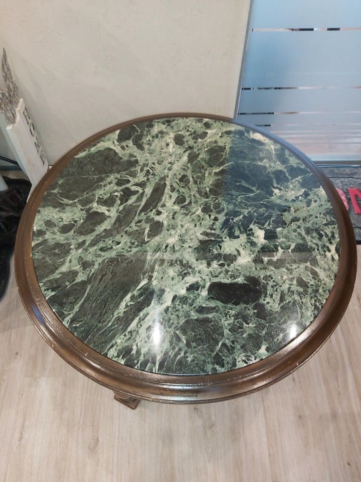 Marmortisch massiv Wohnzimmertisch Tisch mit Marmor in Bovenden