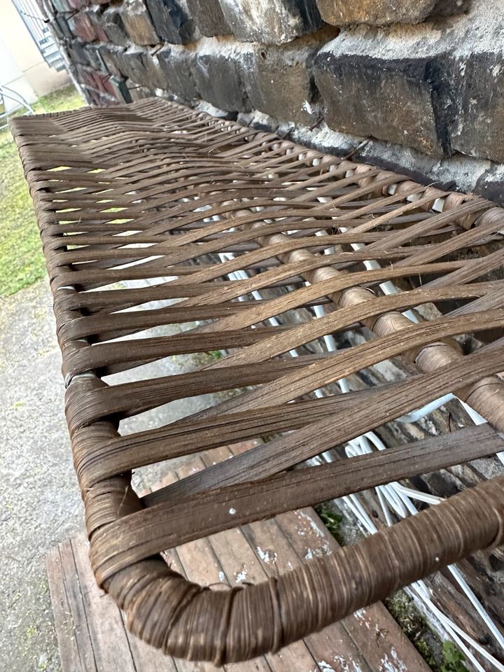 Garderobe,Flurgarderobe ,Rattan,Vintage,DDR,70er,Metall in Berlin