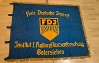 FDJ Fahne Ehrenbanner DDR Gatersleben Beste Gruppe des Betriebes Thüringen - Sömmerda Vorschau