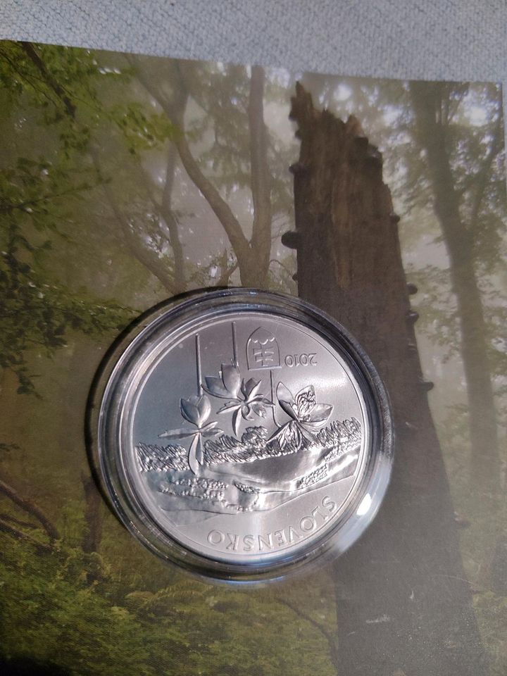 20€ Silbermünze Poloniny National Park 2010 Wolf in Neuwied