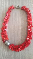 Halskette rot korallenähnlich mit Silberkugel Nordrhein-Westfalen - Moers Vorschau