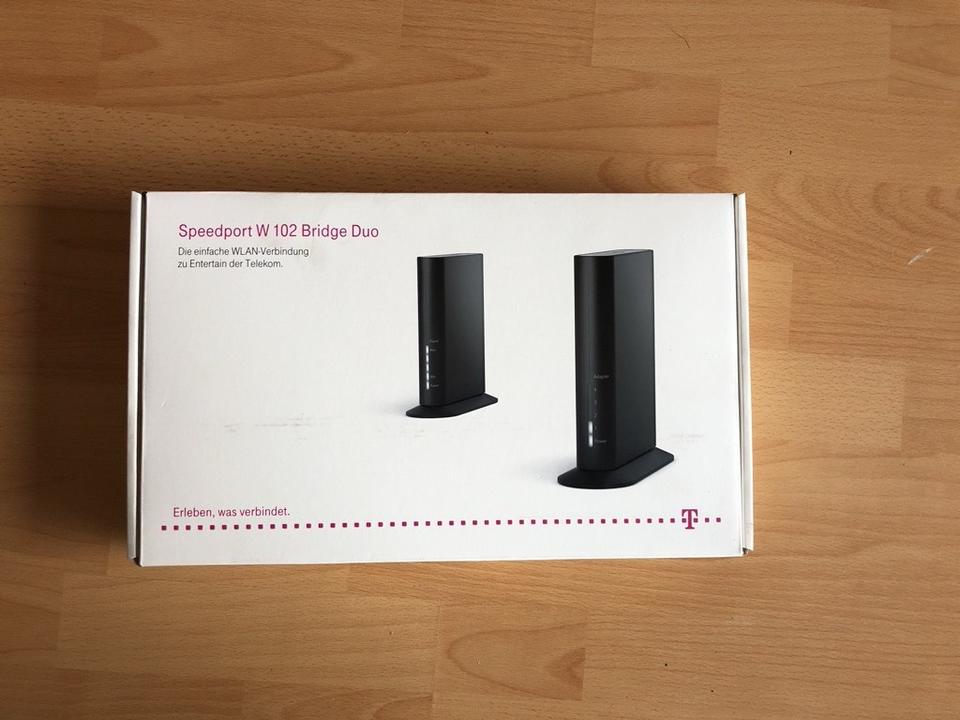 Telekom SPEEDPORT W 102 Bridge Duo WLAN Adapter Media Receiver in Magdeburg