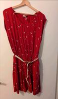 Kleid Ragwear Größe L rot mit Schmetterlingen und Blumen Sachsen - Görlitz Vorschau