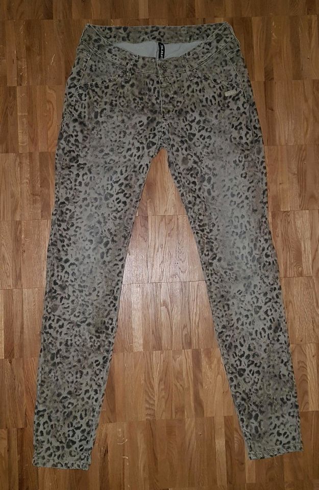 "Gang" Katy Skinny Gr.W30 (29,L32,M,38) Jeans Unikat Leo Leopard in Hamburg