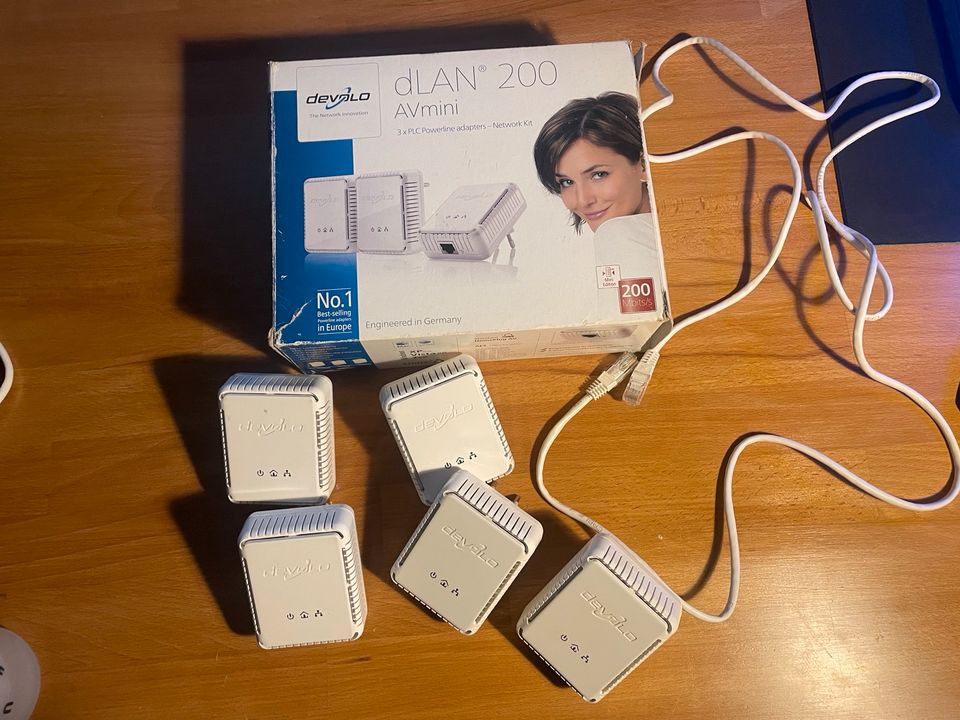 Devolo dlan 200 AV mini Stecker Adapter 5 Stück in Duisburg