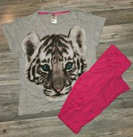 Schlafanzug H&M Gr.158/164 Tiger grau pink Niedersachsen - Salzgitter Vorschau
