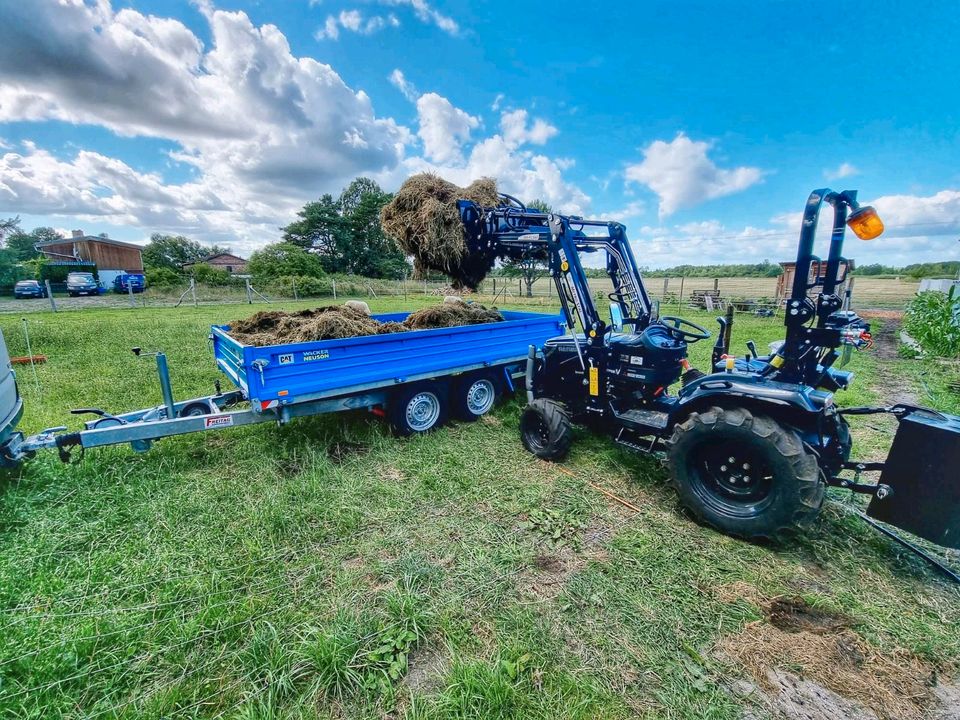 ⚠️MITSUBISHI⚠️ STARTRAC 263 Kleintraktor Frontlader Allrad in Witzenhausen