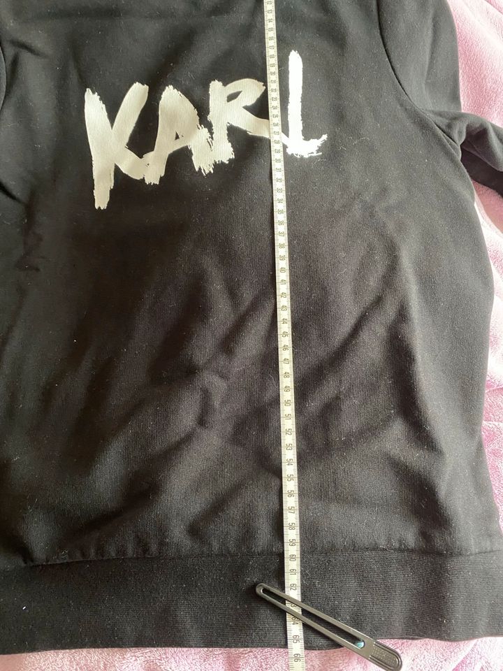 Karl Lagerfeld Sweatshirt, schwarz, Größe L in Lüdenscheid