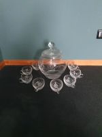 Bowle-Service Set aus Glas mit 8 Gläsern  / schwere Qualität Niedersachsen - Sittensen Vorschau
