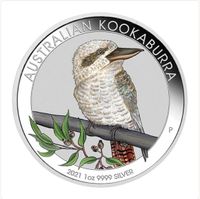 1 Unze Silber Kookaburra 2021 WMF (Auflage: 1.500 | coloriert) Hessen - Lindenfels Vorschau