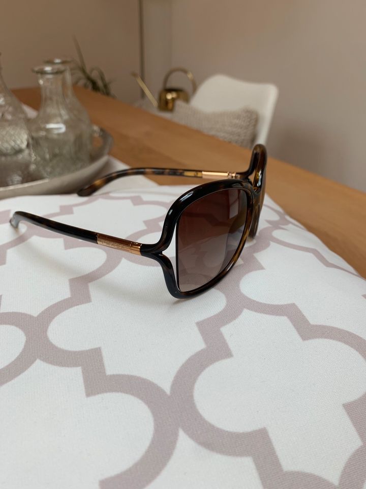 100% Orig Prada Sonnenbrille Braun Gold XXL Gläser Brille Prada in Traunstein