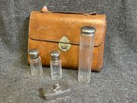 Manikürset alt Silber Glas Gothic Ledertasche Antik Steampunk Rheinland-Pfalz - Irrhausen Vorschau