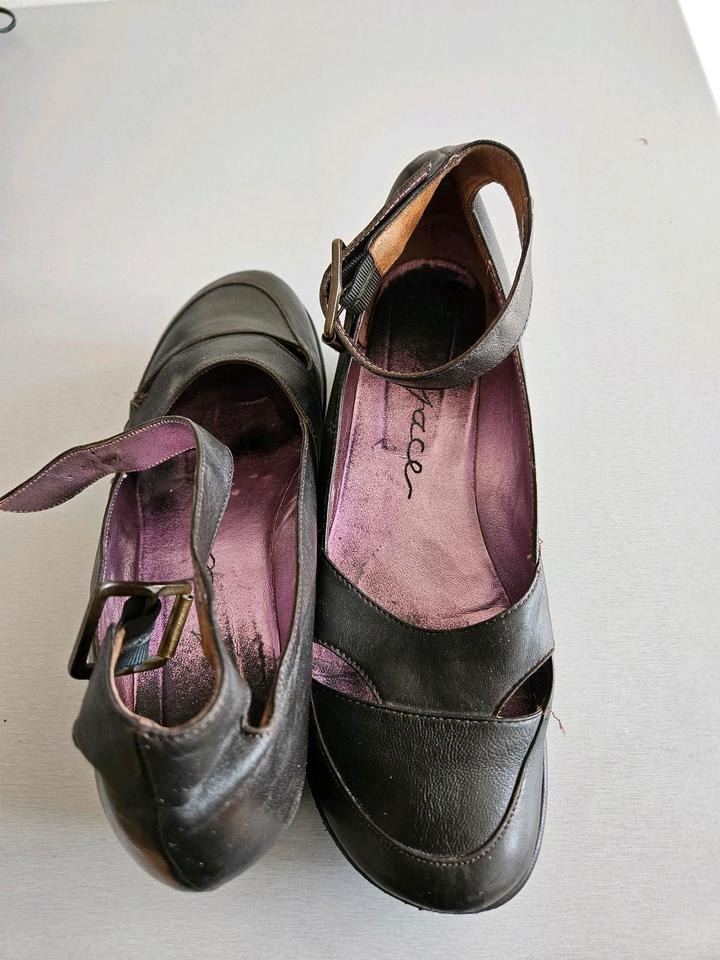 Robert Clergerie (Espace), Plateauschuhe, braun, Gr. 38-38,5 in Berlin