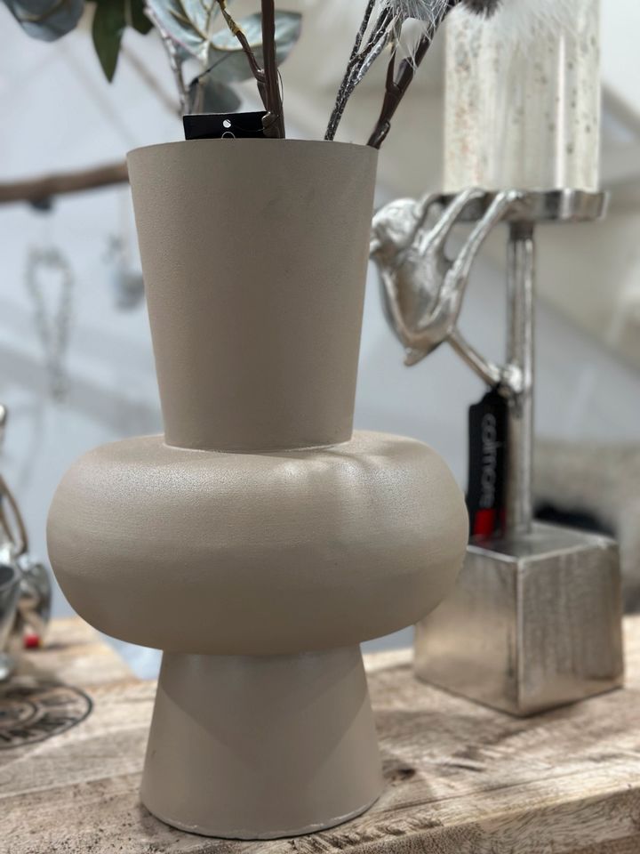 Colmore Deko Vase Metall in Taube 3 Gr. in Weilerswist