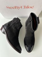 SEE BY CHLOE Ankle Boots Leder Stiefeletten Schuhe Stiefel Gr.37 Baden-Württemberg - Mannheim Vorschau