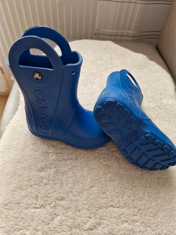 Gummistiefel in blau gr.12 (29/30) von Crocs. in Ingolstadt