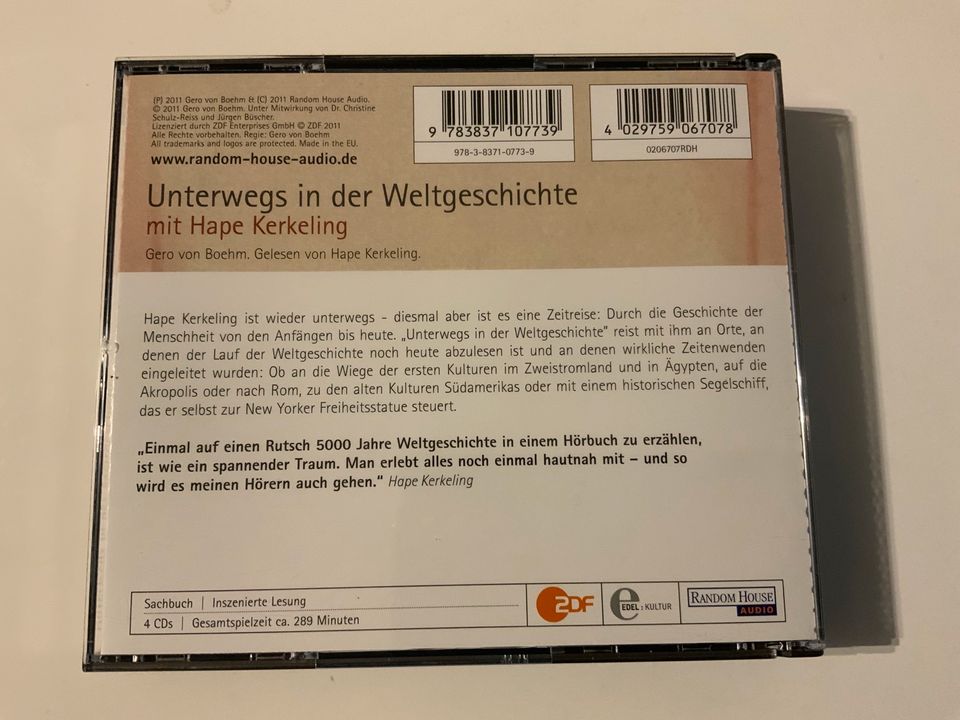 Hörbuch / Unterwegs in der Weltgeschichte mit Hape Kerkeling in Ladenburg