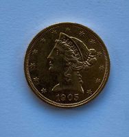 USA 5 Dollars 1905 Liberty Kopf Gold vz Leipzig - Leipzig, Zentrum-Nord Vorschau