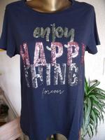 Blind Date Kurzarmshirt, Gr. M dunkelblau Pailettenmotiv  NEU Sachsen - Glauchau Vorschau