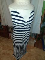 knöchellanges Jersey-Kleid, blauweiß geringelt, Größe 46 Rheinland-Pfalz - Worms Vorschau