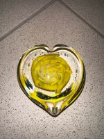 Herz mit gelber Rose vom Glasbläser Baden-Württemberg - Kronau Vorschau