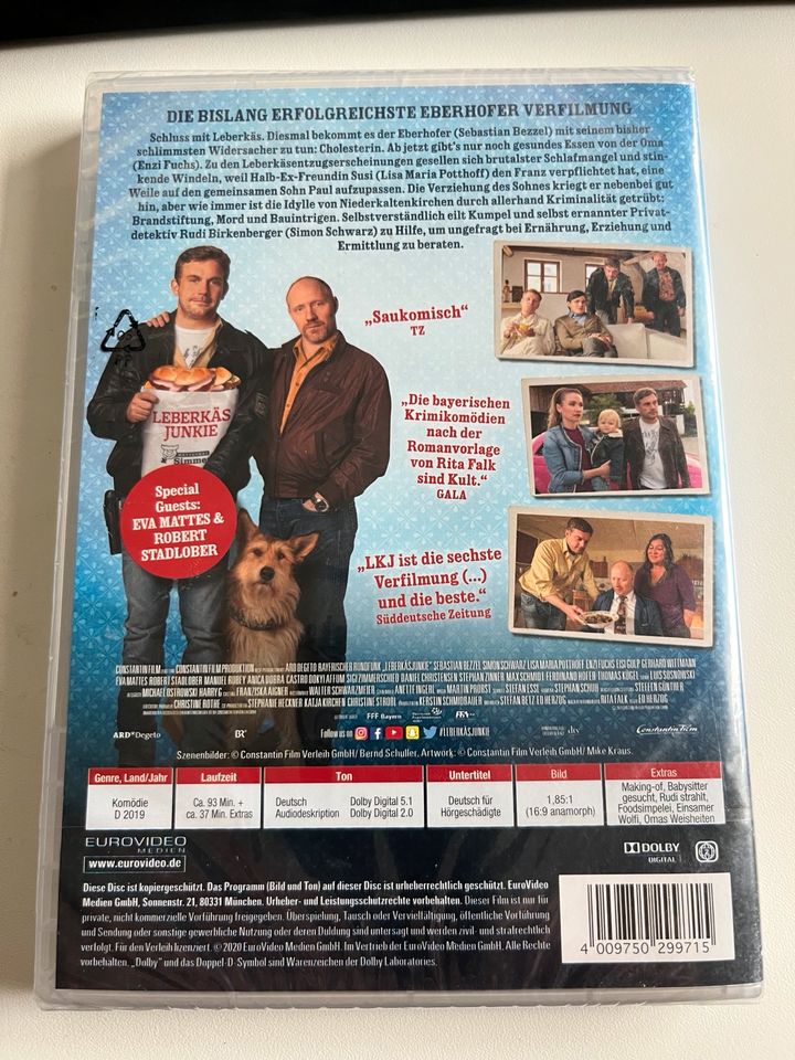 NEU DVD Leberkäs Junkie | Ein Eberhoferkrimi | OVP in Frankfurt am Main