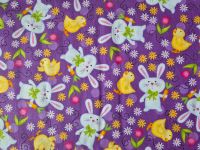 Hasen Baumwolle 1 m Ostern Patchwork Osterhase Stoff Farbenmix Bayern - Wartenberg Vorschau