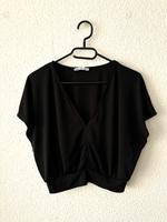 ZARA Cropped Bluse, schwarz | NEU! ❤️ Hessen - Rodgau Vorschau