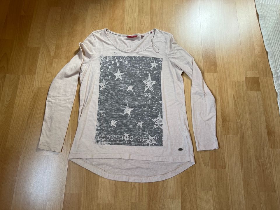 Langarmshirt von edc by Esprit Größe M Beige in Dornstetten