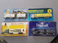 4 Sammel Trucks LKW Modell Edeka, Urbacher, Coburger, Bellheimer Baden-Württemberg - Höpfingen Vorschau