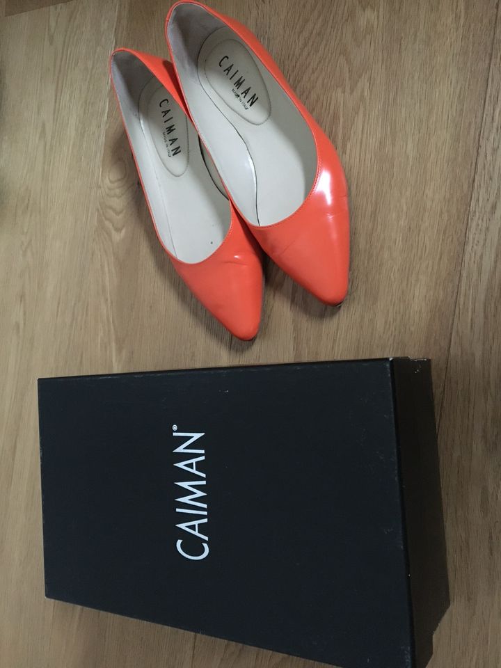 Schuhe Caiman 37 1/2 orange 3776 Jazz aranico Ballerina Slipper in Landshut