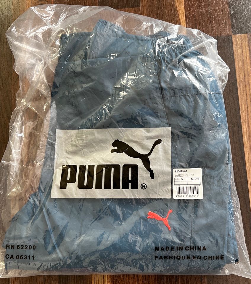 Puma  Damen Kinder Wind Regen Hose Gr.S NEU Blau in Bützow