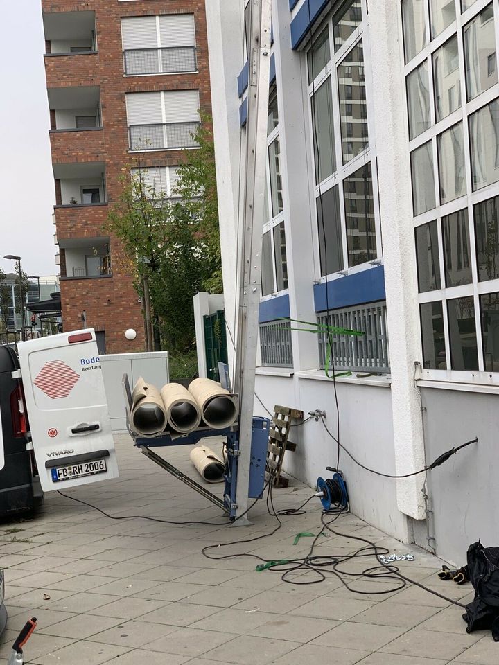 Stecklift Schrägaufzug Bauaufzug Lastenaufzug mieten GEDA in Hirzenhain