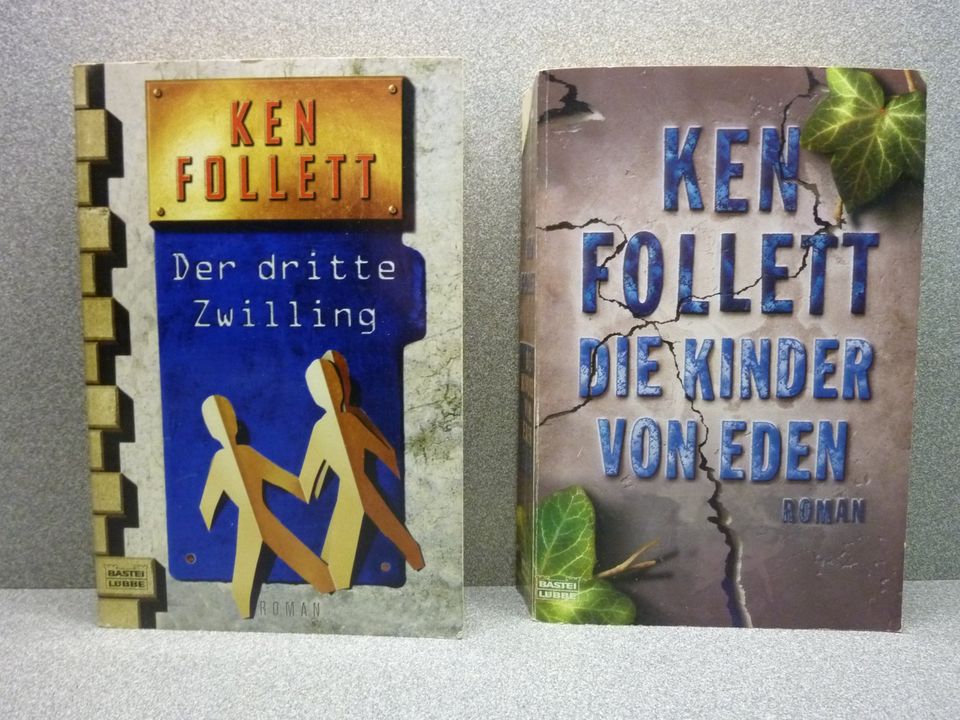 2 Romane, Ken Follett, Der dritte Zwilling, Die Kinder von Eden in Berlin