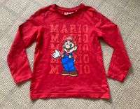 Langarmshirt Super Mario in Größe 116 Frankfurt am Main - Bergen-Enkheim Vorschau