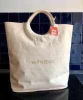 NEU * WINDSOR. Canvas Strand Tasche Shopper Baumwolle creme weiß Pankow - Prenzlauer Berg Vorschau