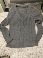 Edc by Esprit V-Neck V-Ausschnitt Pullover grau Gr. M Bayern - Marxheim Vorschau